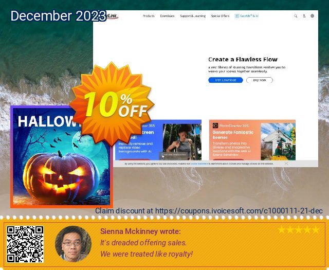 Halloween Pack for PowerDirector 惊人的 促销 软件截图