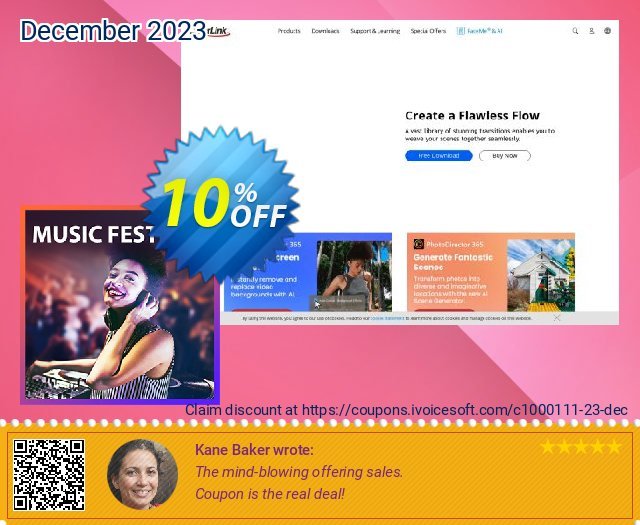Music Festival Pack for PowerDirector baik sekali penawaran waktu Screenshot