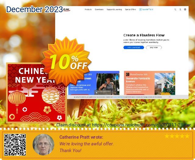 Chinese New Year Pack for PowerDirector aufregenden Preisnachlass Bildschirmfoto