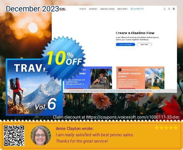 Travel Pack 6 for PowerDirector discount 10% OFF, 2024 Int' Nurses Day sales. Travel Pack 6 for PowerDirector Deal