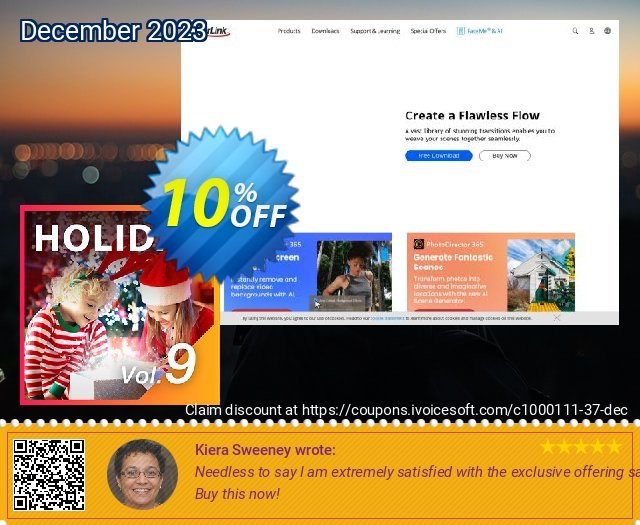 Holiday Pack Vol.9 for PowerDirector terbatas penawaran promosi Screenshot