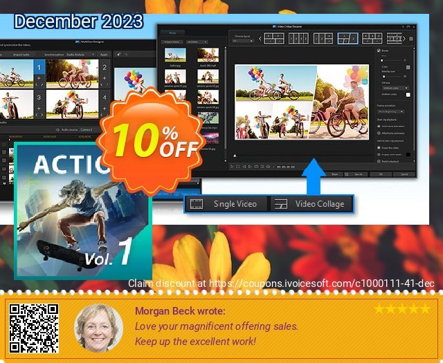 Cyberlink Action Pack discount 10% OFF, 2024 Mother Day promo. Action Pack Deal