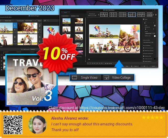 Travel Pack 3 for PowerDirector unglaublich Außendienst-Promotions Bildschirmfoto