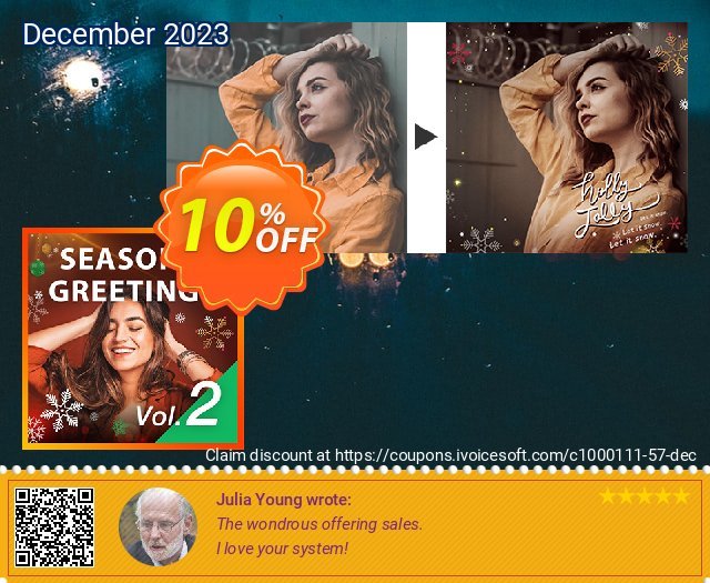 Season's Greetings Vol. 2 Express Layer Pack discount 10% OFF, 2024 Memorial Day offering sales. Season's Greetings Vol. 2 Express Layer Pack Deal