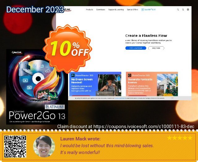 Holiday DVD Menus Pack Vol. 2 for Power2Go & PowerProducer megah diskon Screenshot