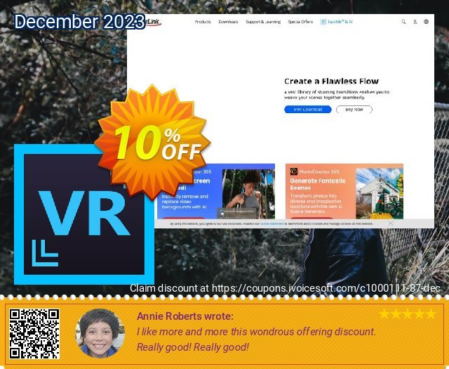 CyberLink VR Stabilizer 令人恐惧的 产品销售 软件截图