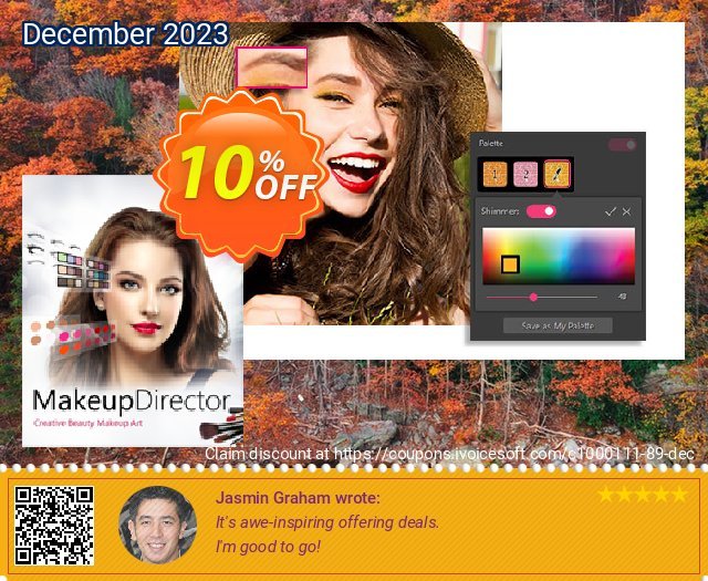 CyberLink MakeupDirector 令人印象深刻的 产品销售 软件截图
