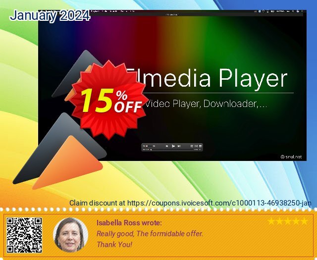 Elmedia Player PRO Family Pack for 3 Macs discount 15% OFF, 2022 All Saints' Day offering sales. 15% OFF Elmedia Player PRO Family Pack for 3 Macs, verified