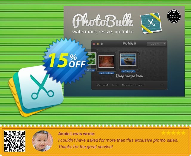 PhotoBulk for MAC discount 15% OFF, 2024 Mother's Day promo. PhotoBulk marvelous promo code 2024