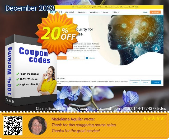 Emsisoft Enterprise Security (3 years) discount 20% OFF, 2024 Good Friday discounts. Emsisoft Enterprise Security fearsome discounts code 2024