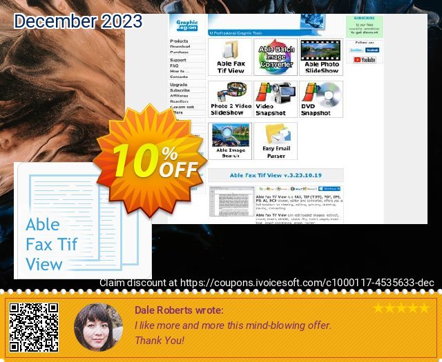 Able Fax Tif View (World-Wide License) geniale Promotionsangebot Bildschirmfoto