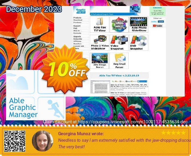Able Graphic Manager (Site License) genial Diskont Bildschirmfoto