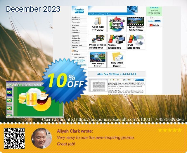 Able Multipage View (Site License) ausschließlich Außendienst-Promotions Bildschirmfoto