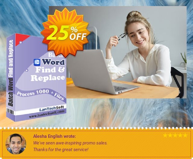 LantechSoft Batch Word Find & Replace discount 25% OFF, 2024 April Fools' Day offering deals. Christmas Offer