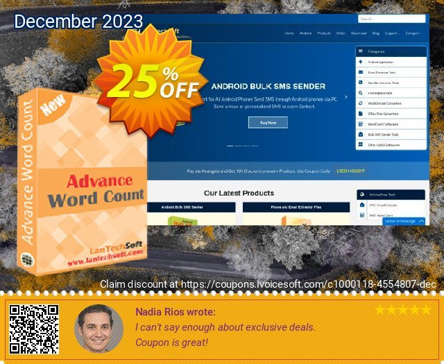 LantechSoft Advance Word Count discount 25% OFF, 2024 Easter Day offering sales. Christmas Offer