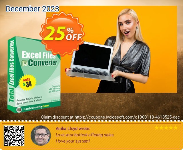 LantechSoft Total Excel Files Converter discount 25% OFF, 2024 World Heritage Day offering discount. Christmas Offer