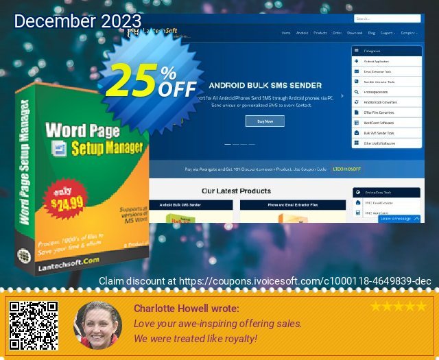 LantechSoft Word Page Setup Manager discount 25% OFF, 2024 Spring offering deals. Christmas Offer