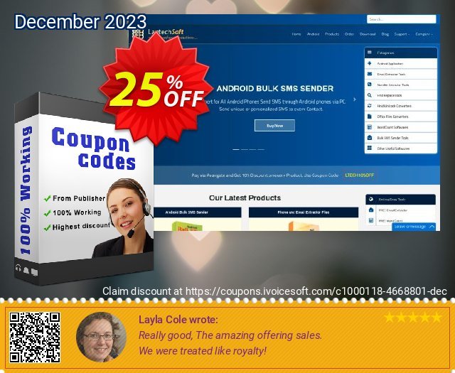LantechSoft Bundle Email or Number Website Extractor Spesial voucher promo Screenshot