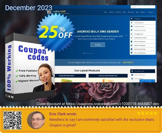 LantechSoft Bundle Outlook + Files and Web Number Extractor discount 25% OFF, 2024 April Fools Day offering sales. Christmas Offer