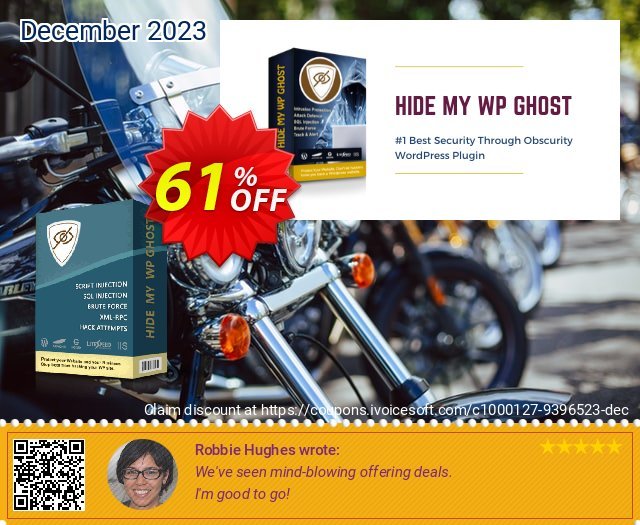 Hide My WP Ghost - 5 Websites 令人敬畏的 产品折扣 软件截图