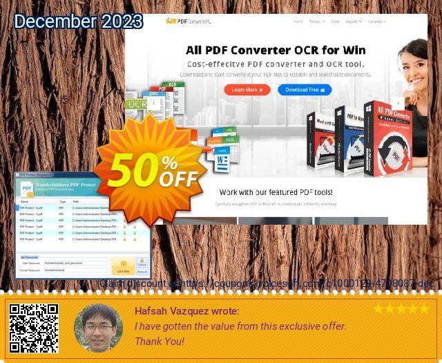 Wonderfulshare PDF Protect Exzellent Angebote Bildschirmfoto