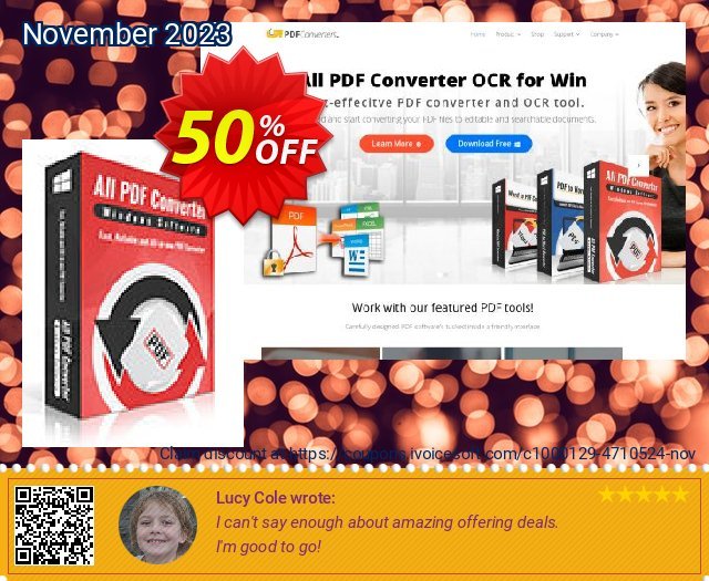 All PDF Converter Pro fantastisch Verkaufsförderung Bildschirmfoto