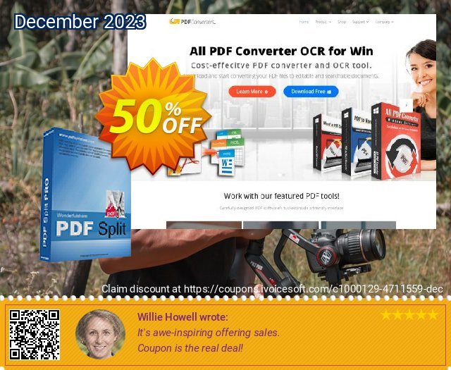 Wonderfulshare PDF Split Pro Exzellent Ermäßigung Bildschirmfoto