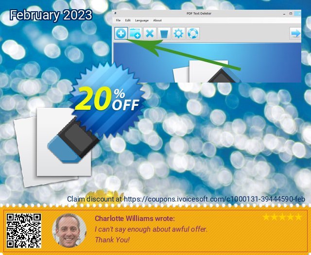 Reezaa PDF Text Deleter PRO discount 20% OFF, 2024 Labour Day offering sales. 20% OFF Reezaa PDF Text Deleter PRO, verified