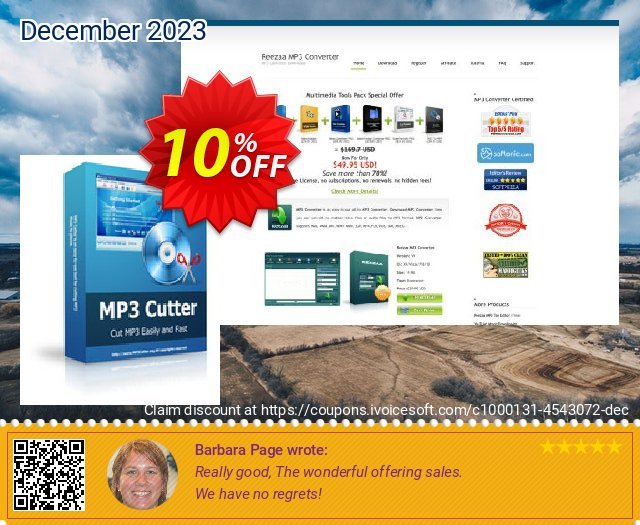 Reezaa MP3 Cutter umwerfenden Beförderung Bildschirmfoto