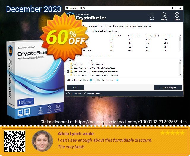 CryptoBuster discount 60% OFF, 2022 New Year's Weekend offering sales. 57% OFF CryptoBuster, verified