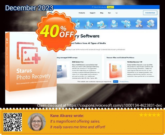 Starus Photo Recovery discount 40% OFF, 2022 Nude Day offering sales. Starus Photo Recovery fearsome promotions code 2022
