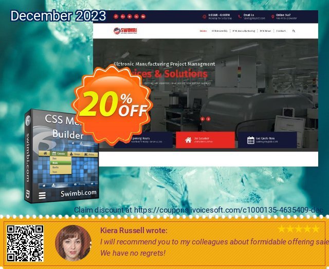 Swimbi Webmaster license discount 20% OFF, 2024 Spring offering sales. -20%