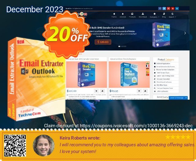 Email Extractor Outlook 令人敬畏的 销售 软件截图