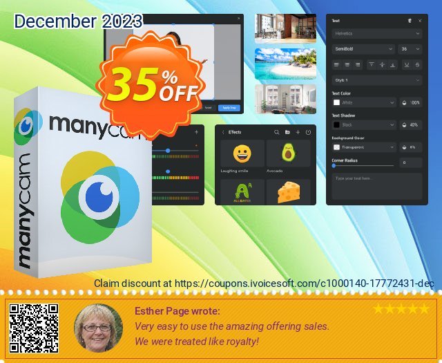 ManyCam Enterprise (2 users) Lifetime 대단하다  세일  스크린 샷