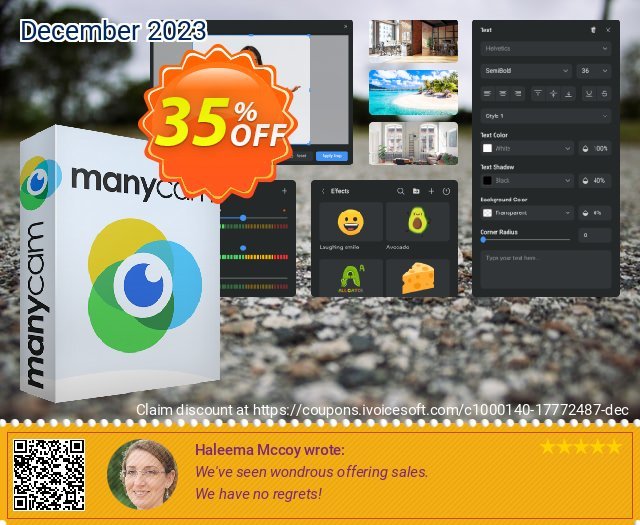 ManyCam Enterprise (5 users) Lifetime sangat bagus kupon Screenshot