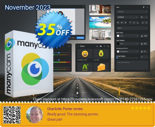 ManyCam Enterprise (3 users) discount 35% OFF, 2023 Good Friday sales. 35% OFF ManyCam Enterprise (3 users), verified