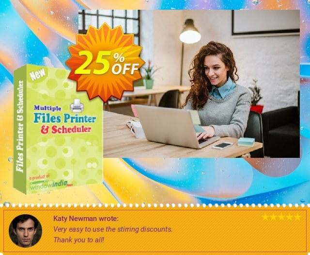 WindowIndia Multiple Files Printer and Scheduler discount 25% OFF, 2024 African Liberation Day discounts. Christmas OFF