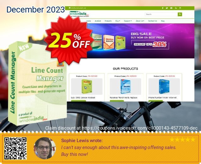 WindowIndia Line Count Manager discount 25% OFF, 2024 Spring discount. Christmas OFF