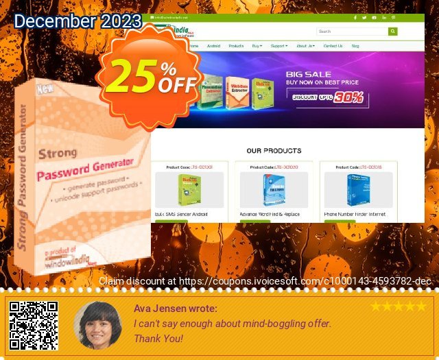 WindowIndia Strong Password Generator discount 25% OFF, 2024 Easter Day offering sales. Christmas OFF