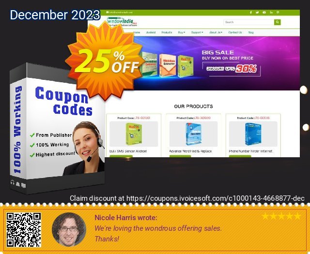 WindowIndia Bundle Email Marketing Tools umwerfenden Preisnachlass Bildschirmfoto