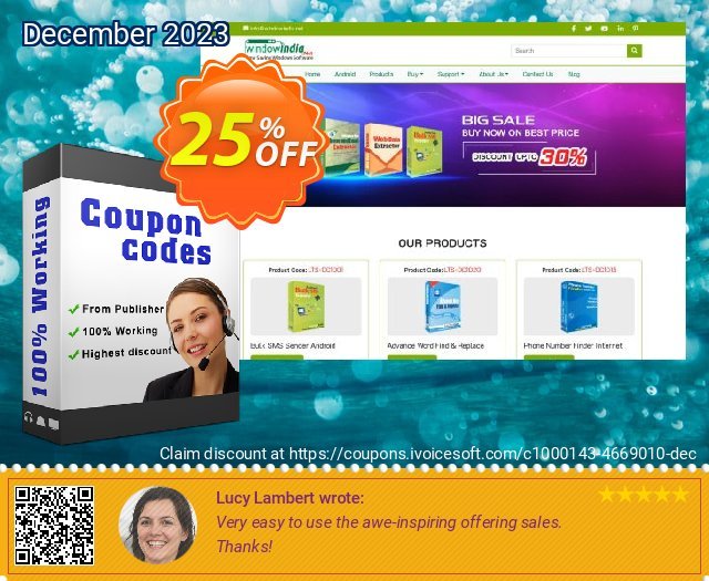 WindowIndia Bundle Web Scraper + Email Sender ausschließenden Ausverkauf Bildschirmfoto