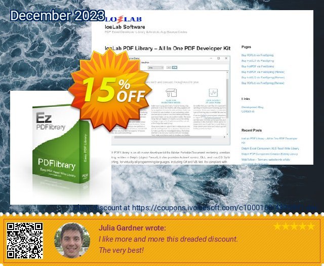 PDFlibrary Single Source discount 15% OFF, 2022 Midsummer offering sales. 15% OFF