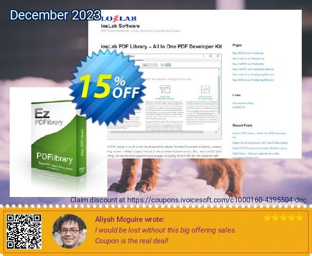 PDFlibrary Enterprise Source discount 15% OFF, 2022 Midsummer offering sales. 15% OFF