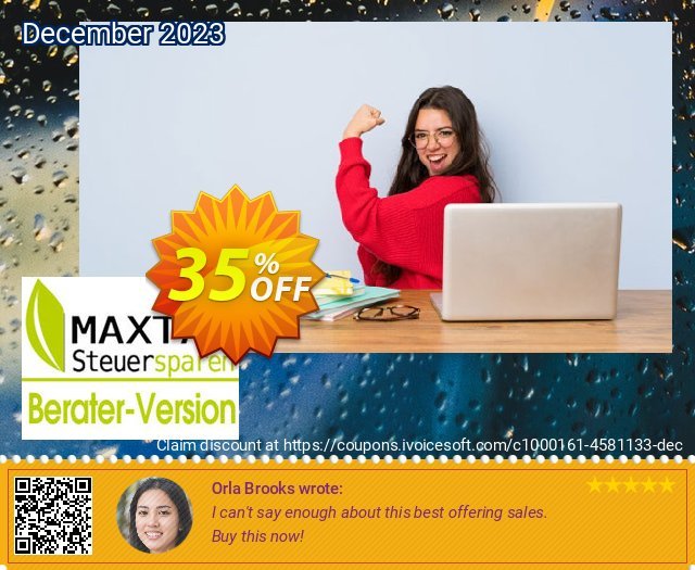 MAXTAX - Beraterversion 50 Akten eksklusif kupon Screenshot