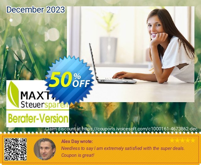 MAXTAX - Beraterversion Nachlizensierung 令人难以置信的 产品销售 软件截图