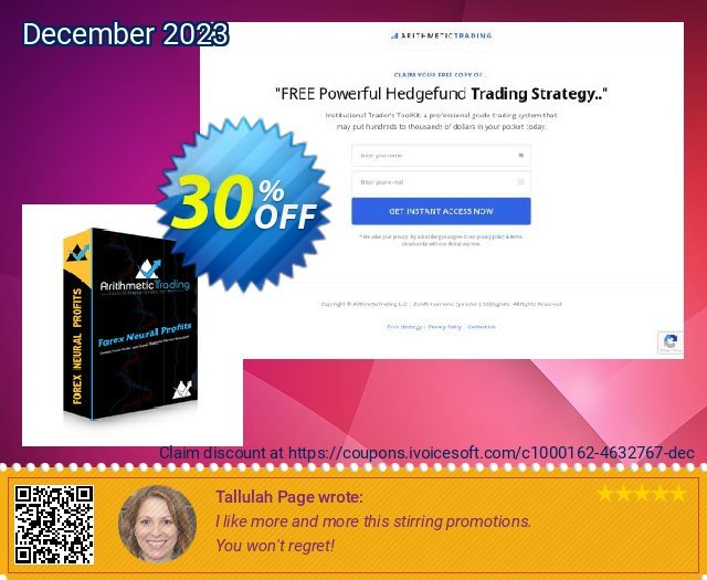 Forex Neural Profits unglaublich Promotionsangebot Bildschirmfoto