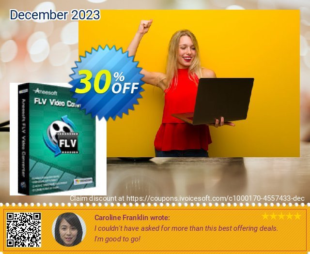 Aneesoft FLV Video Converter großartig Promotionsangebot Bildschirmfoto