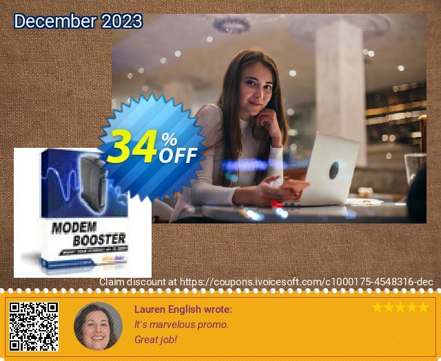 Modem Booster (French) discount 34% OFF, 2024 April Fools' Day sales. $20 Discount