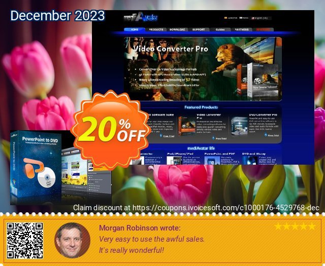 mediAvatar PowerPoint to DVD Business enak penawaran Screenshot