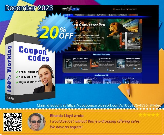 mediAvatar DVD Copy discount 20% OFF, 2024 World Backup Day offering discount. mediAvatar DVD Copy awful discounts code 2024